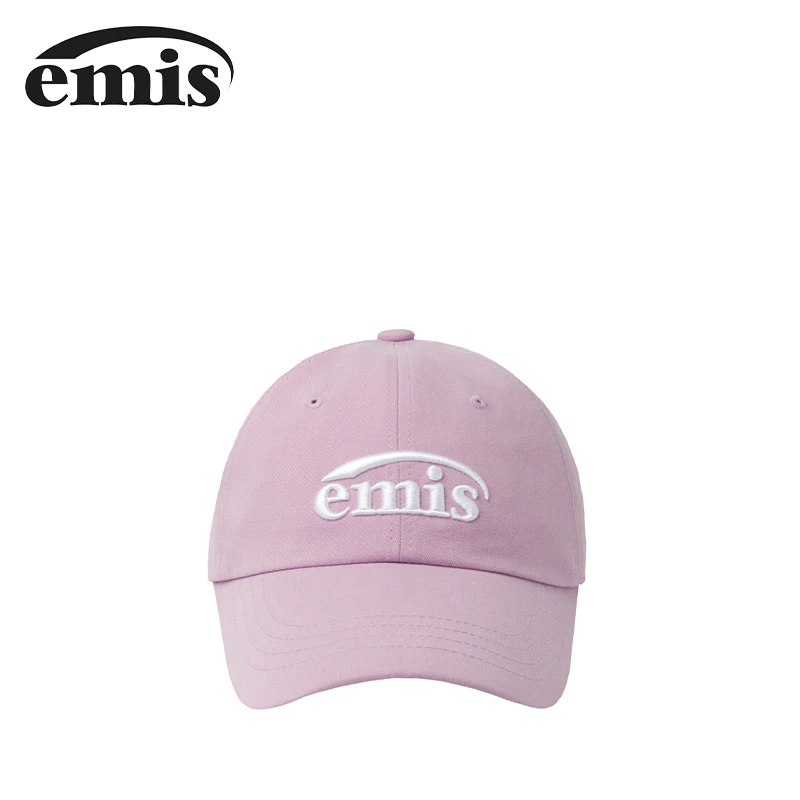 emis帽子新标经典棒球帽女粉色鸭舌帽男时尚可爱软顶百搭【聚辰】