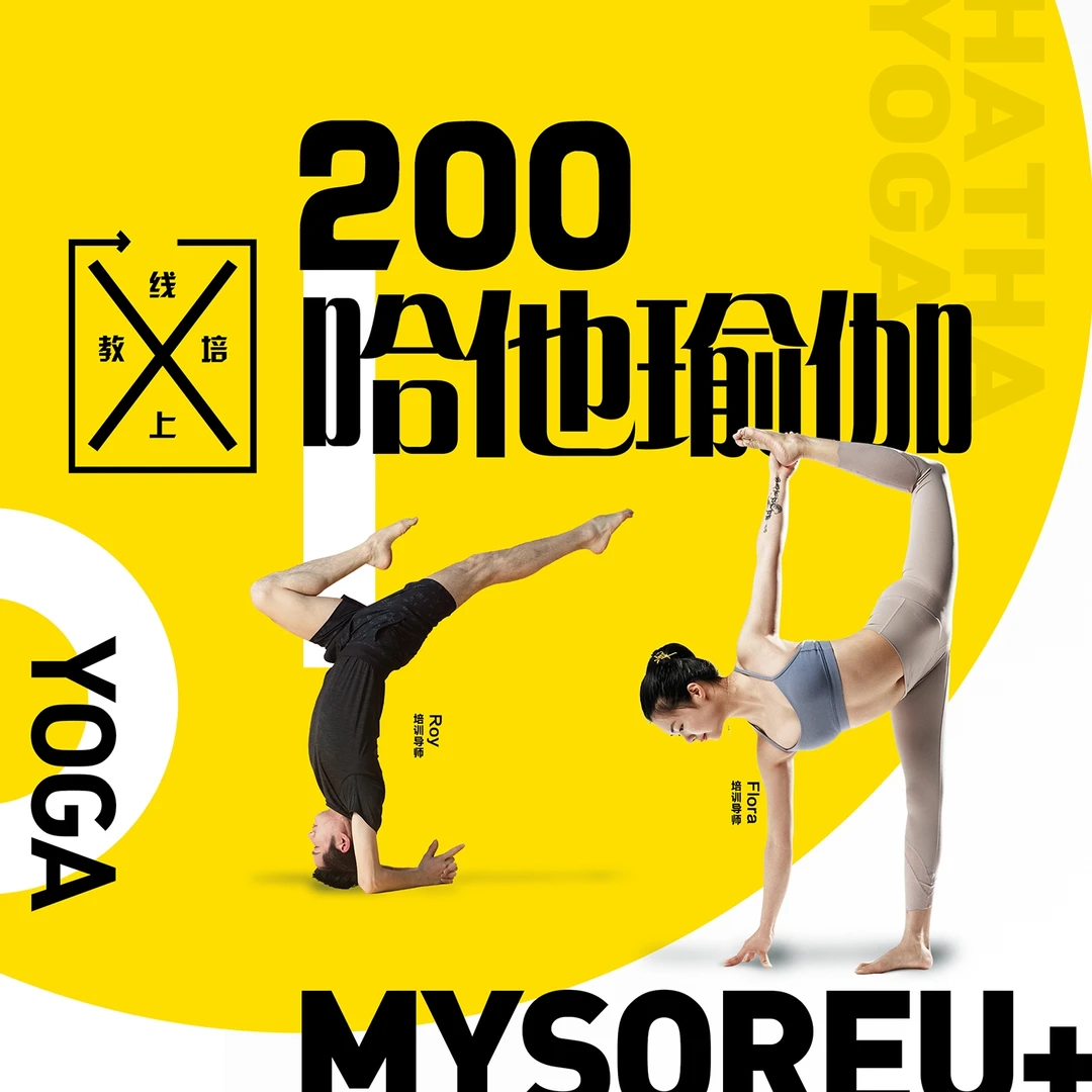 200H哈他瑜伽线上教培录制视频课（Flora/Roy）