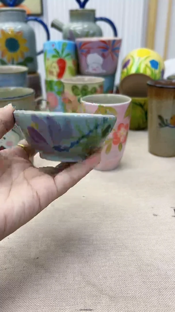 【闪购商品】杯普洱杯【绿叶紫荷】