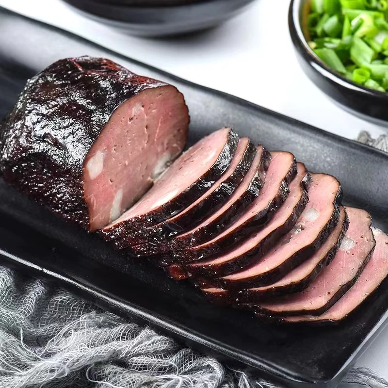 【血豆腐活动价6.9元/个】柴火烟熏血豆腐5个装