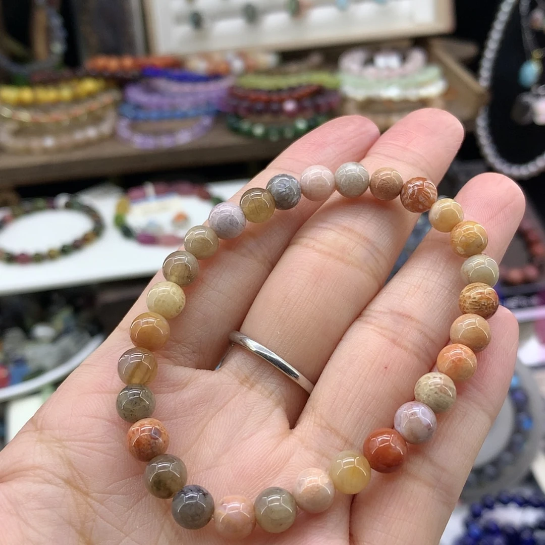 【闪购商品】长石手链未镶嵌罖*?