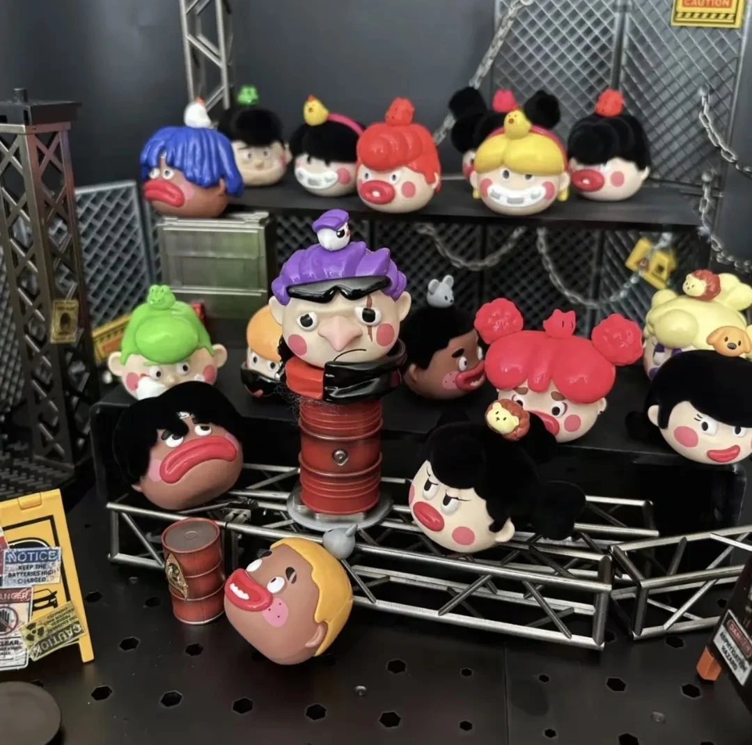 【拆盒】新丑萌家族热血高校系列 盲袋 盲盒 手办 萌粒 DIY