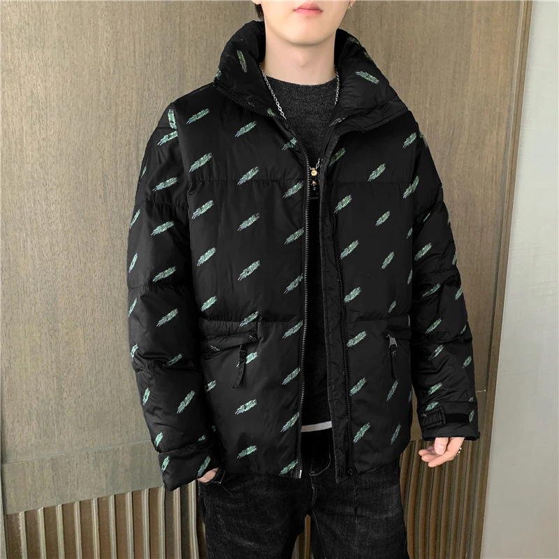 冰能量#Y2001新款时尚潮流长袖外套青春流行上衣百搭羽绒服