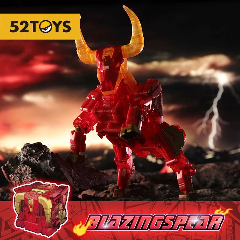 BEASTBOX猛兽匣系列炽热标枪 红牛变形玩具潮玩拼装模型手办