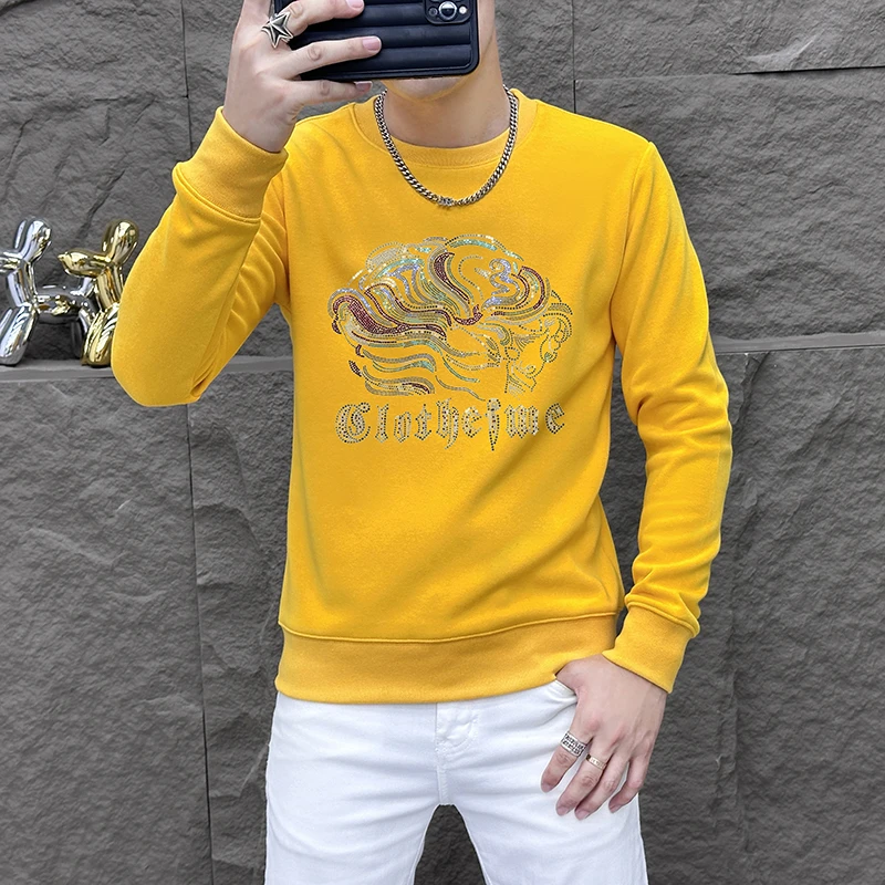 VARSACIVIP/瓦萨琪贵宾男士卫衣外套潮流修身加绒休闲时尚百搭