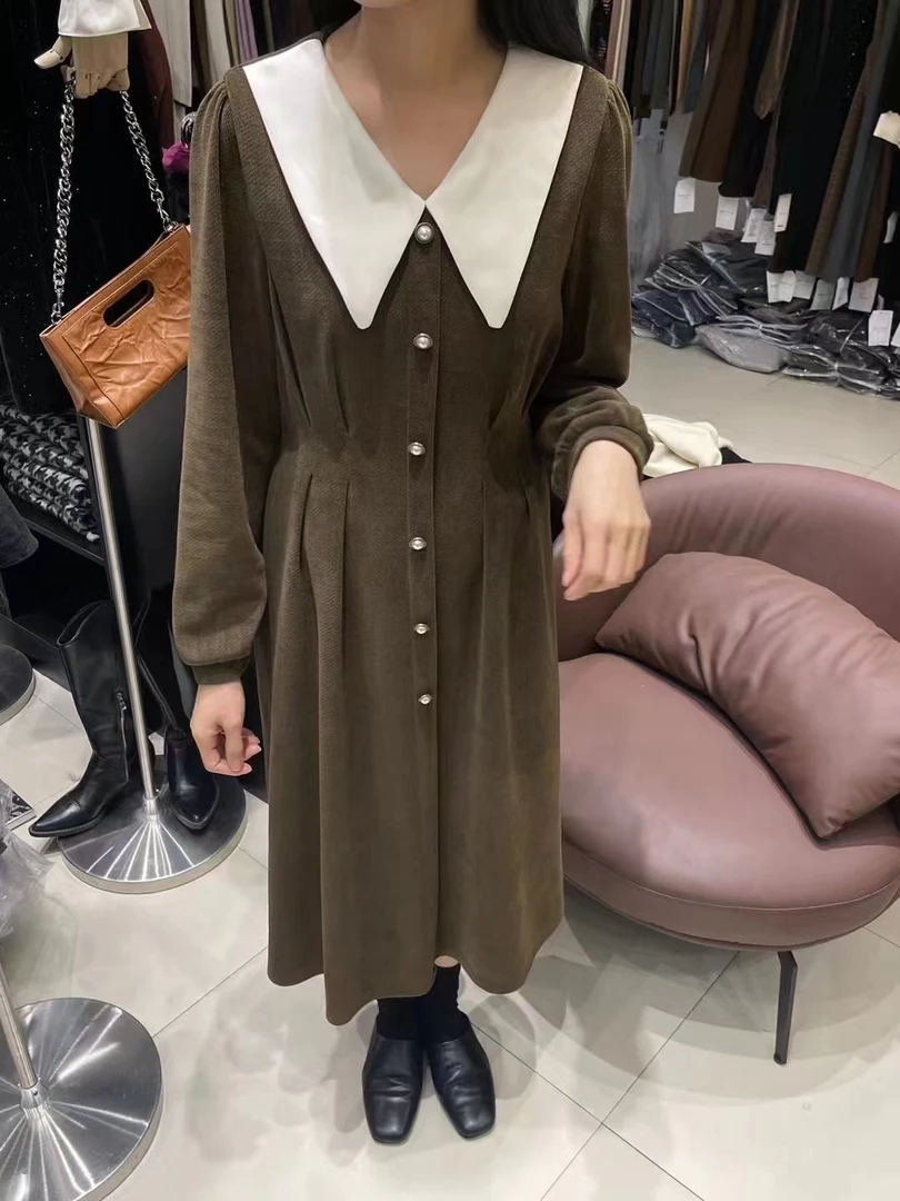 女装连衣裙显瘦气质宽松连衣裙宽松连衣裙长袖