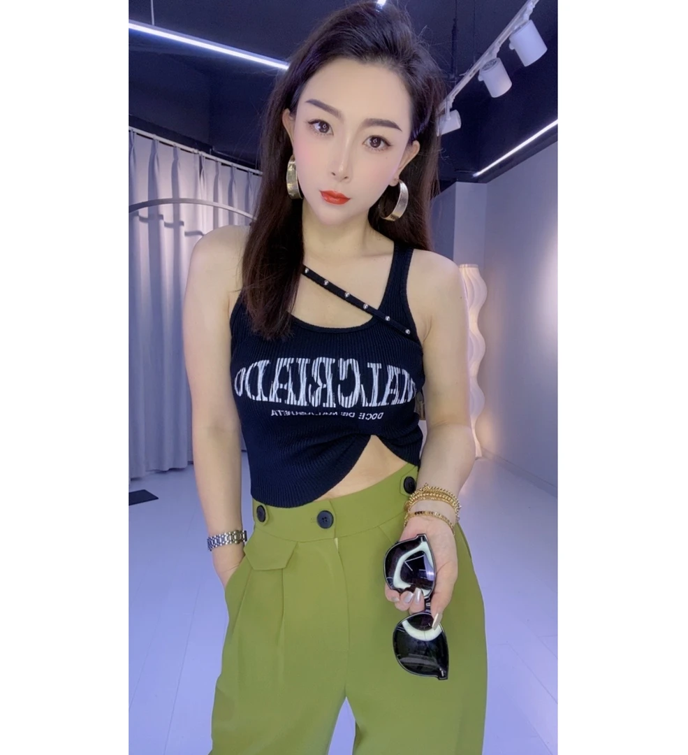 性感时尚短款内搭上衣S7修身