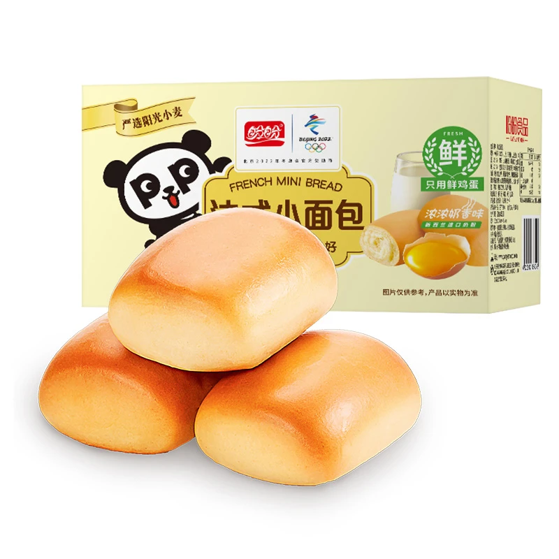 【直播专属】24K年味盼盼法式小面包整箱早餐营养美味下午茶奶香味