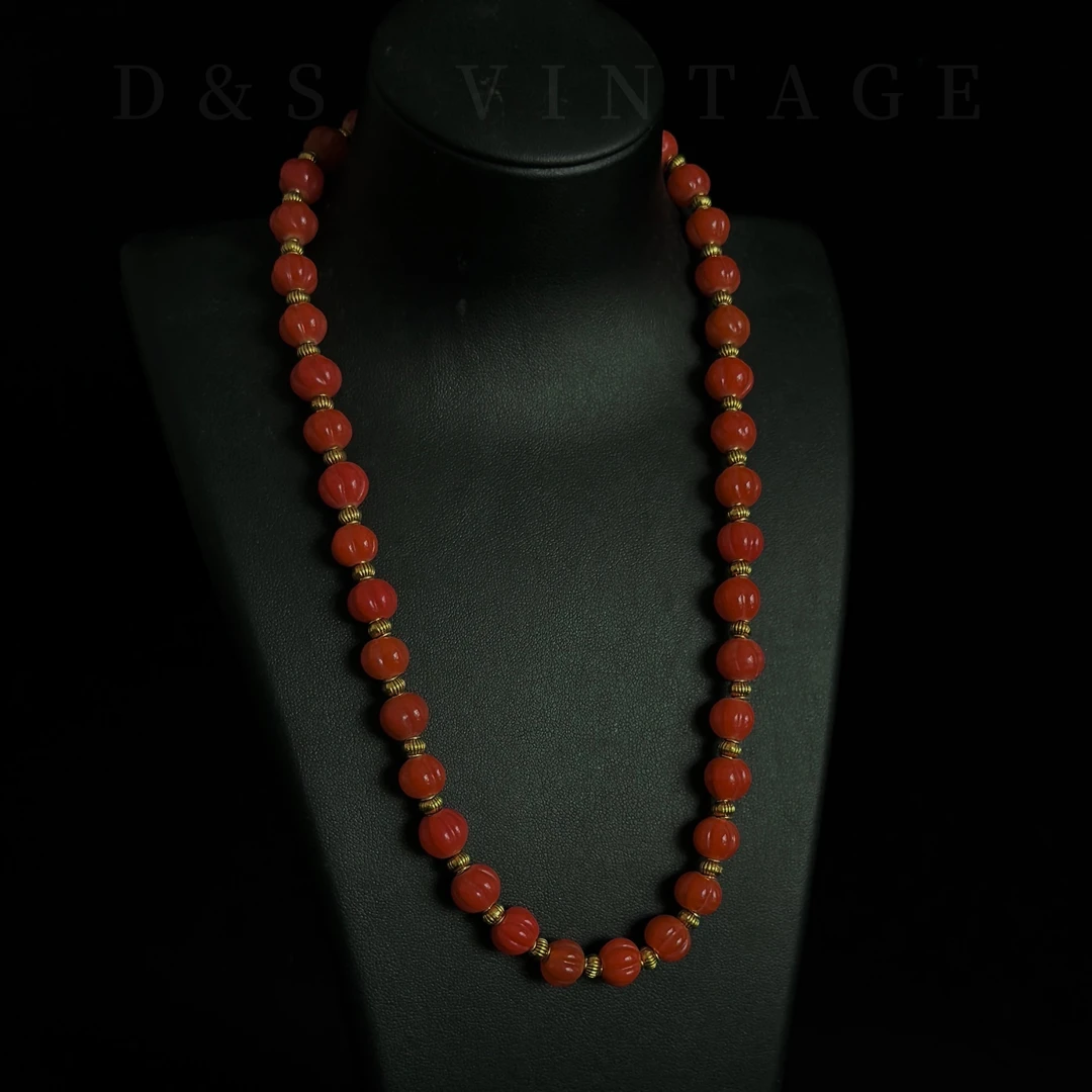 老琉璃复古百搭项链（4101303）