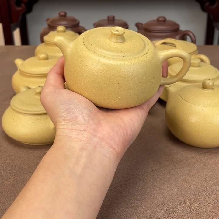 本山绿泥茶壶井栏160毫升
