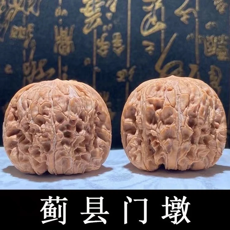 文玩门墩麒麟蛤蟆头纹狮子头蓟县老孙家闷墩老树果精品野生小众