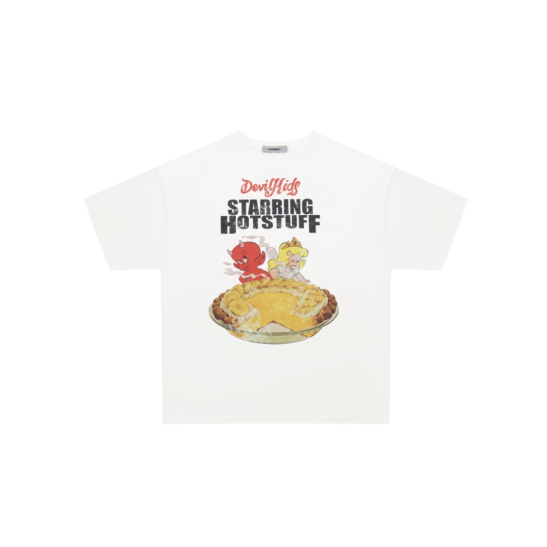 【官方正品】PUREY 24SS Gluttonous Devil Kids贪吃恶魔香蕉派短袖