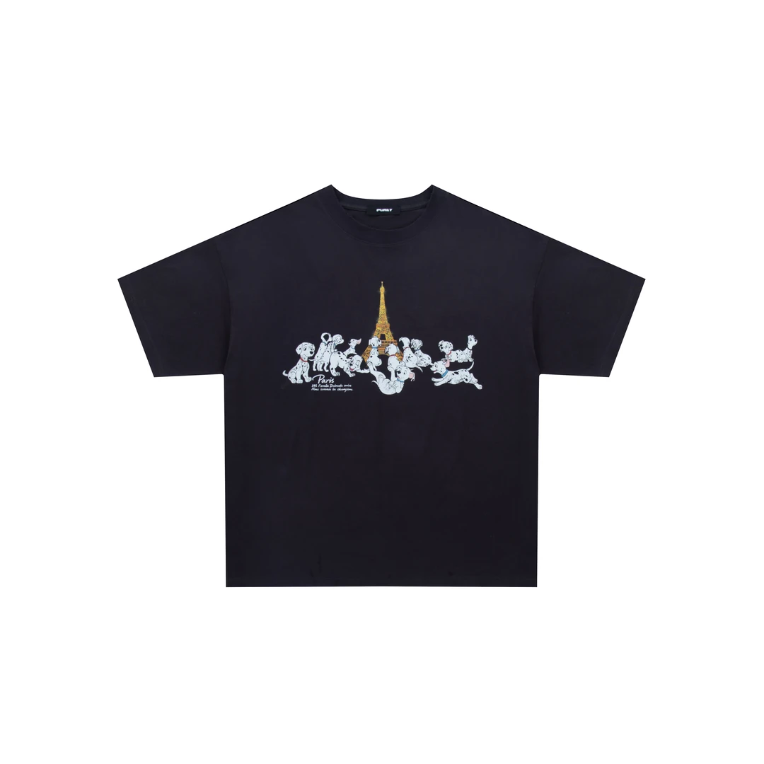 【官方正品】PUREY 24SS 101 Dalmatians101斑点狗军团短袖
