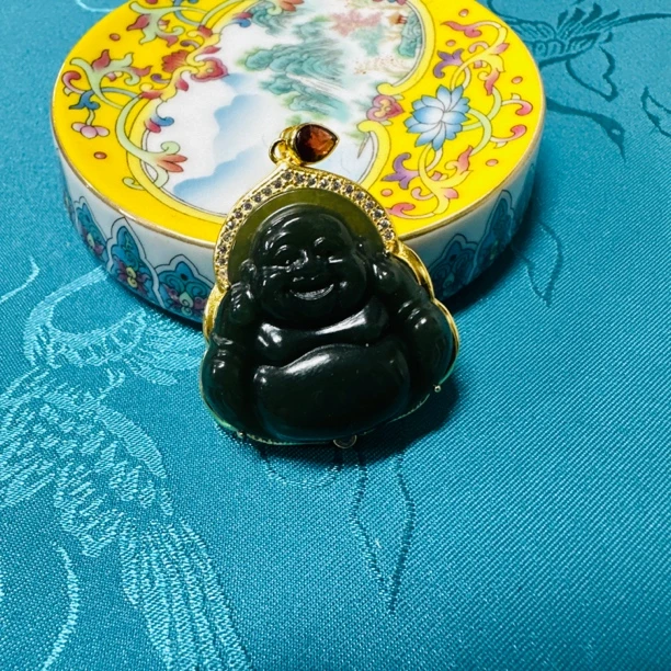 老板娘推荐和田玉（碧玉）吊坠珠宝K35
