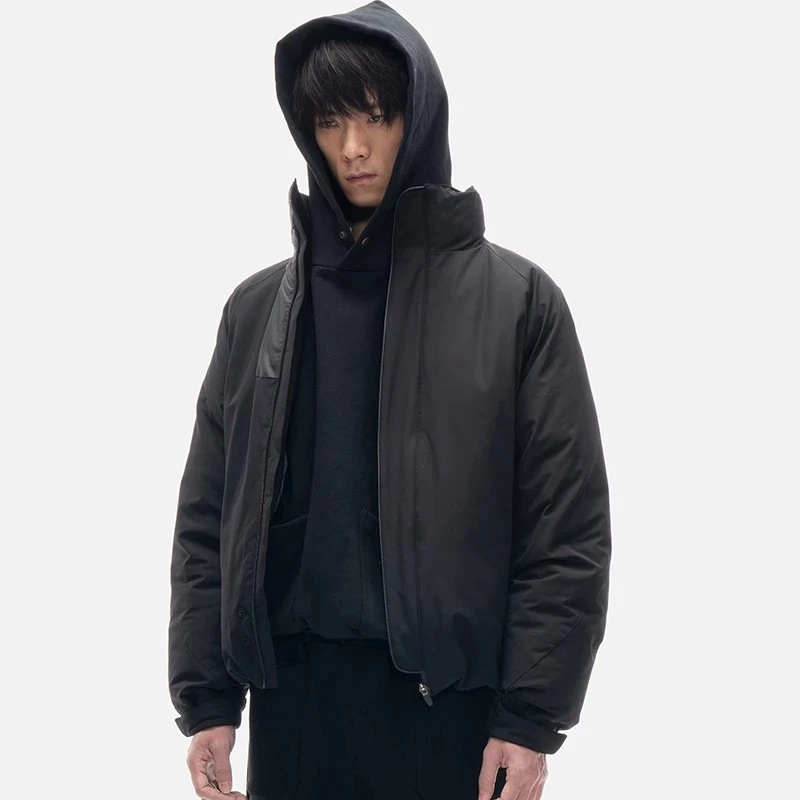 官方直营Epide Prefab高蓬轻量通勤多材质拼接户外机能羽绒服夹克