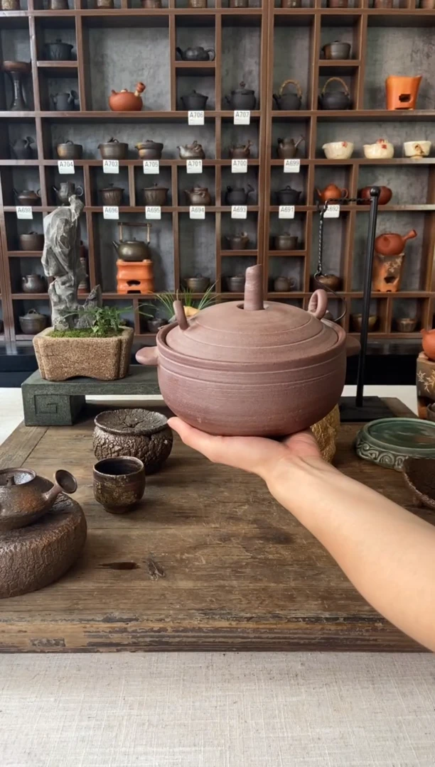 【闪购商品】全手工原矿潮州通心砂锅