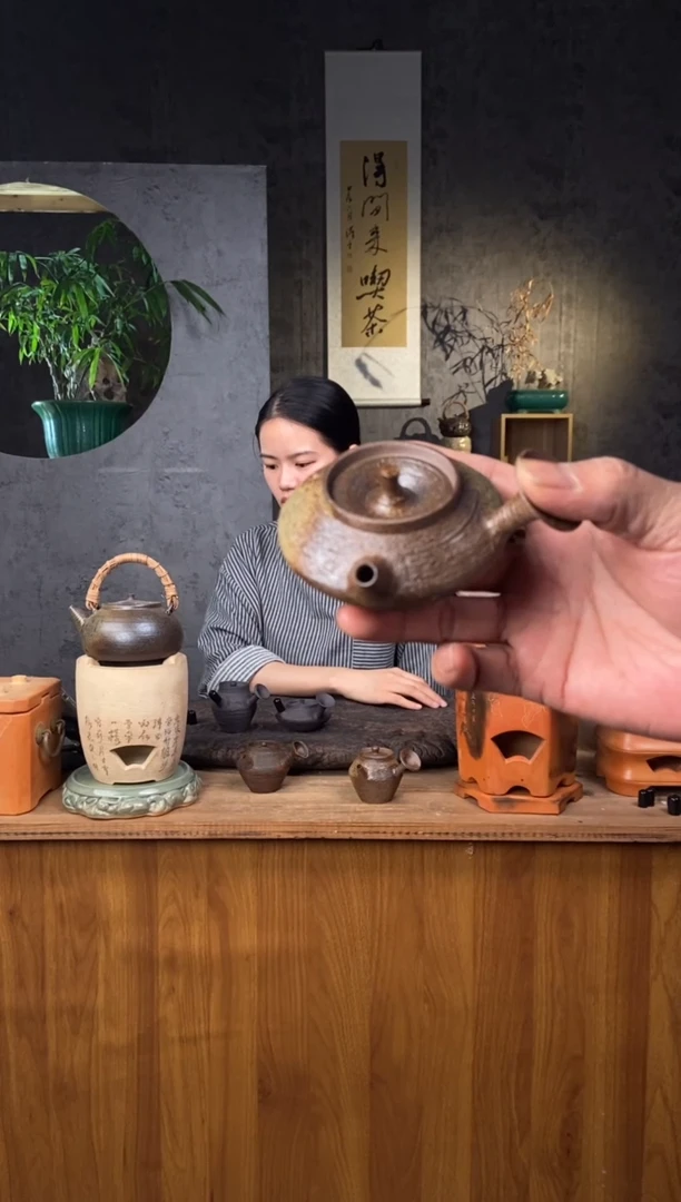 【闪购商品】全手工原矿潮州砂铫壶老岩泥