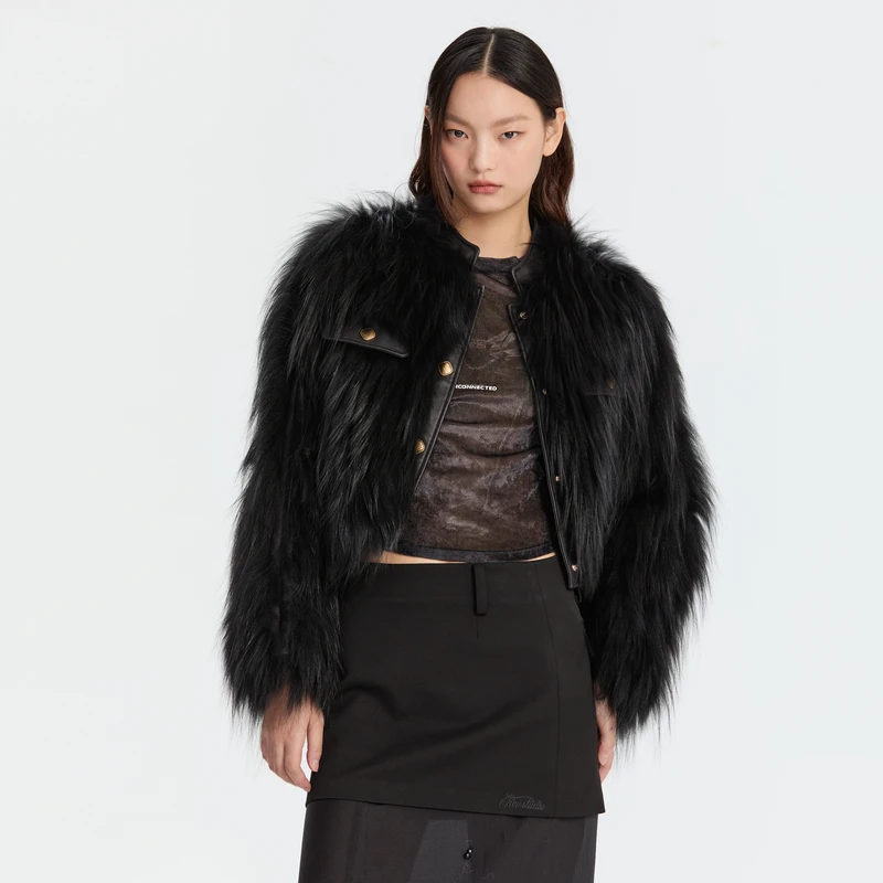 REVAN芮范狐狸毛短款RM91701177