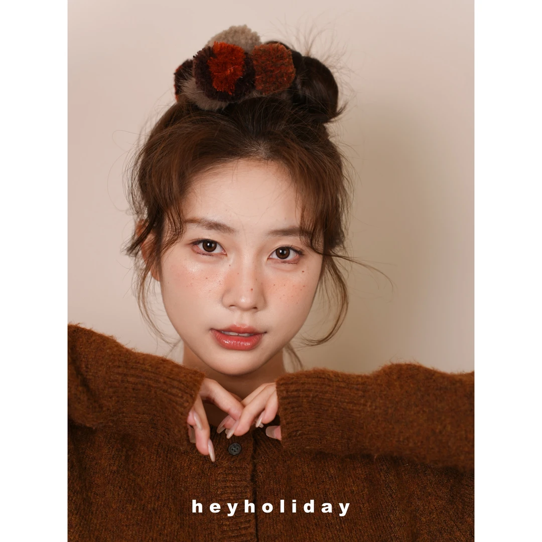 毛球抓夹气质百搭秋冬发夹时尚百搭复古少女