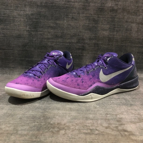 44码/科比8 Playoffs Purple Platinum 渐变紫 9.9新 鞋垫标签在