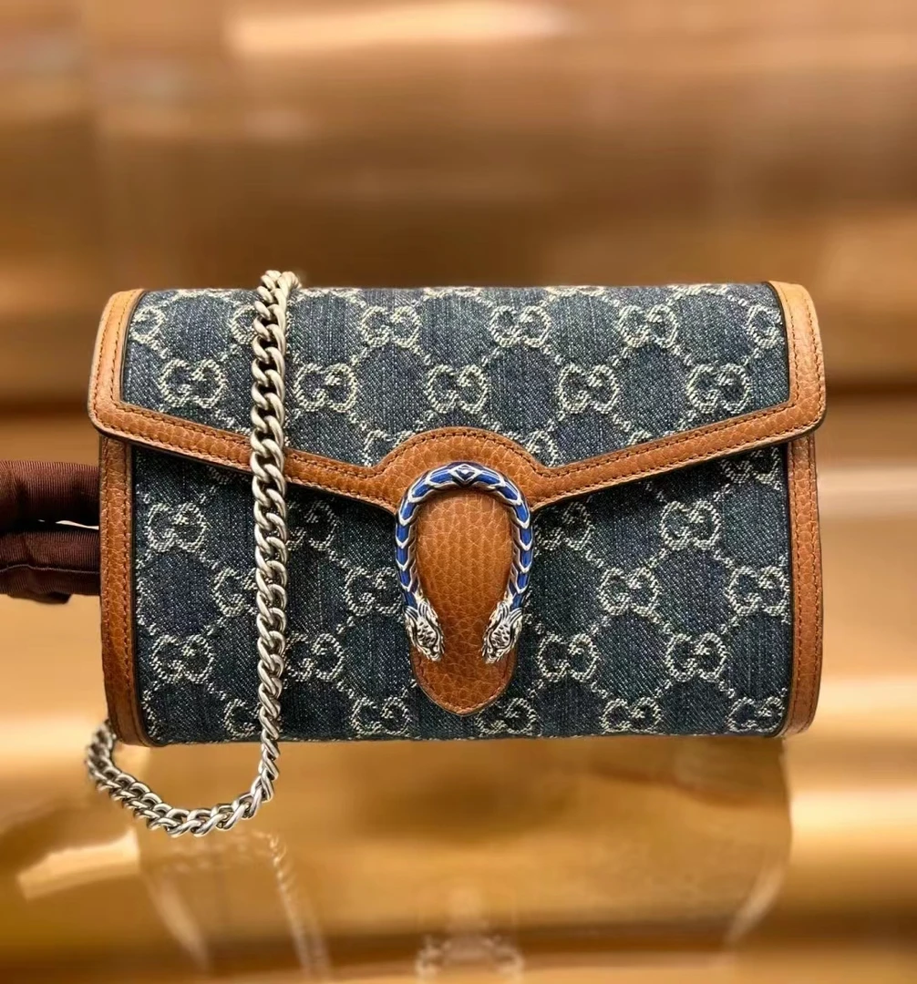 99新 GUCCI/古驰 牛仔 丹宁酒神woc/1001012