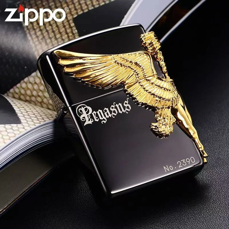 ZIPPO/之宝打火机正品天马行空飞马男士个性防风煤油打火机RBJ1