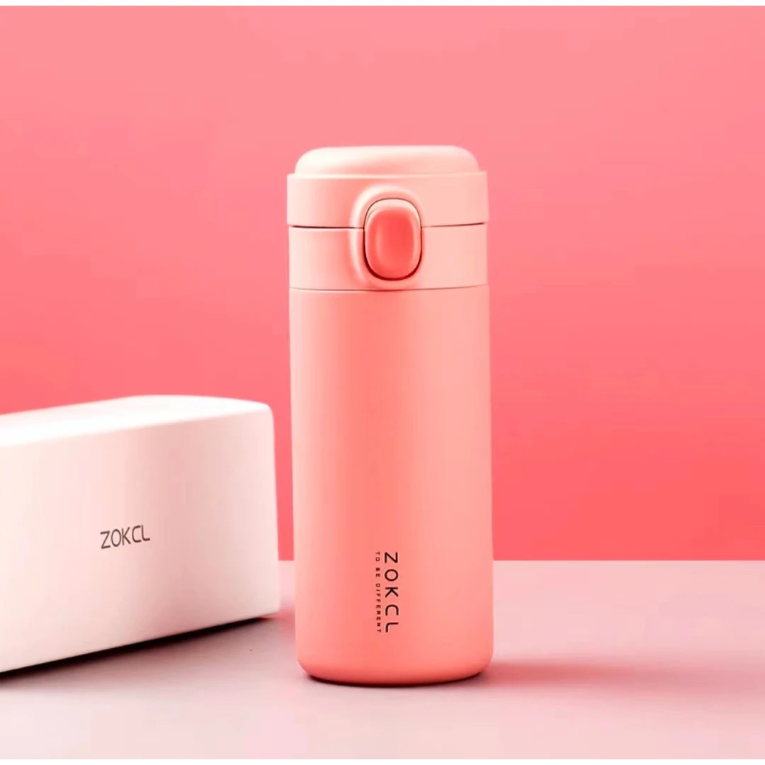 卓客350ml弹跳杯保温杯ZK8011