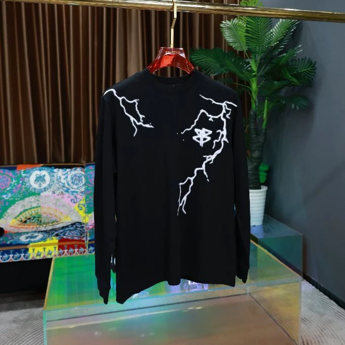 【2024秋冬款】迪赛普澜时尚流行百搭男士圆领长袖卫衣打底24B5124