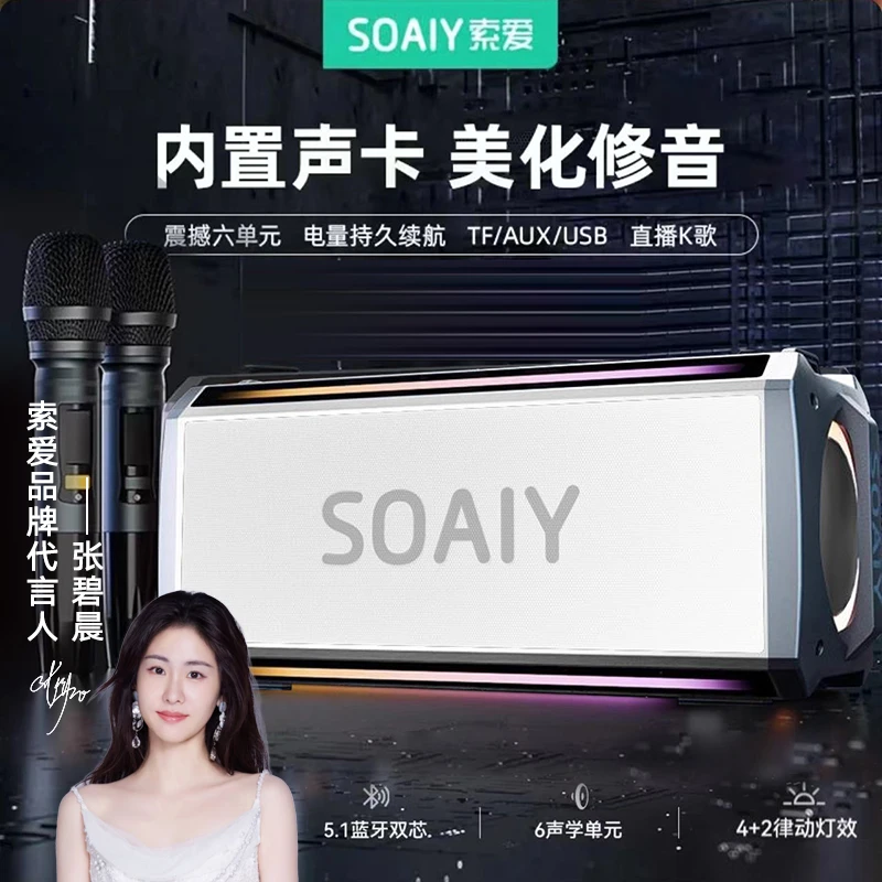 拍一号发二号 SH05豪华双麦套餐 重低音内置声卡