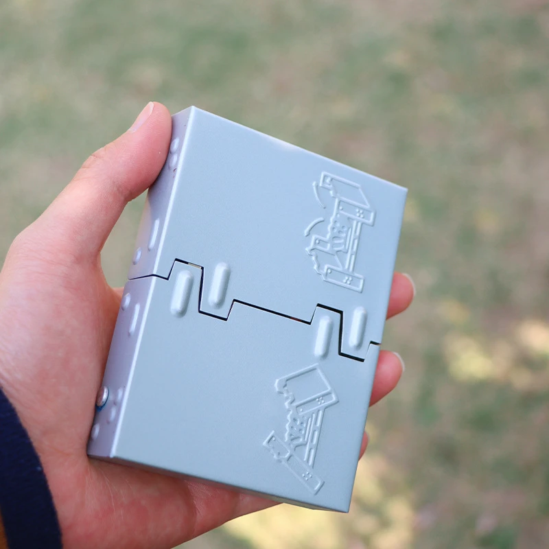 野营便携式固体酒精炉德式折叠炉具卡式炉可折叠户外小巧酒精炉灶