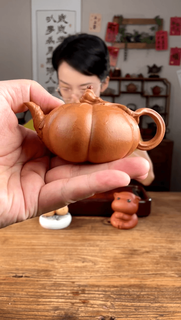 【闪购商品】紫砂茶壶摘香  葵黄