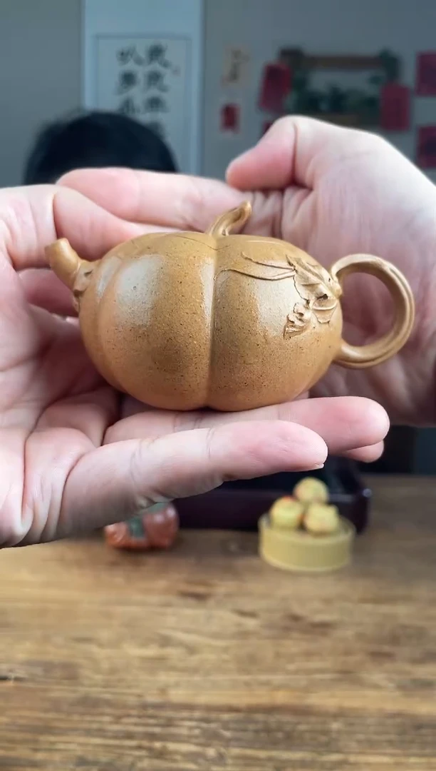 【闪购商品】紫砂茶壶南瓜    四号井段泥