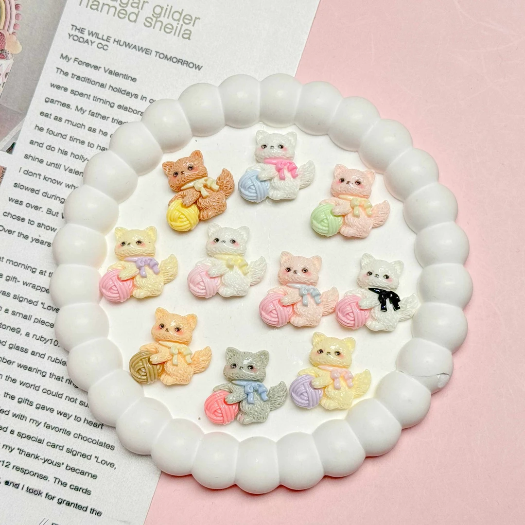 【毛线球喵喵】想念树脂配件