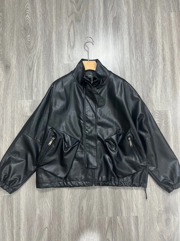 女款时尚皮衣夹克2124款