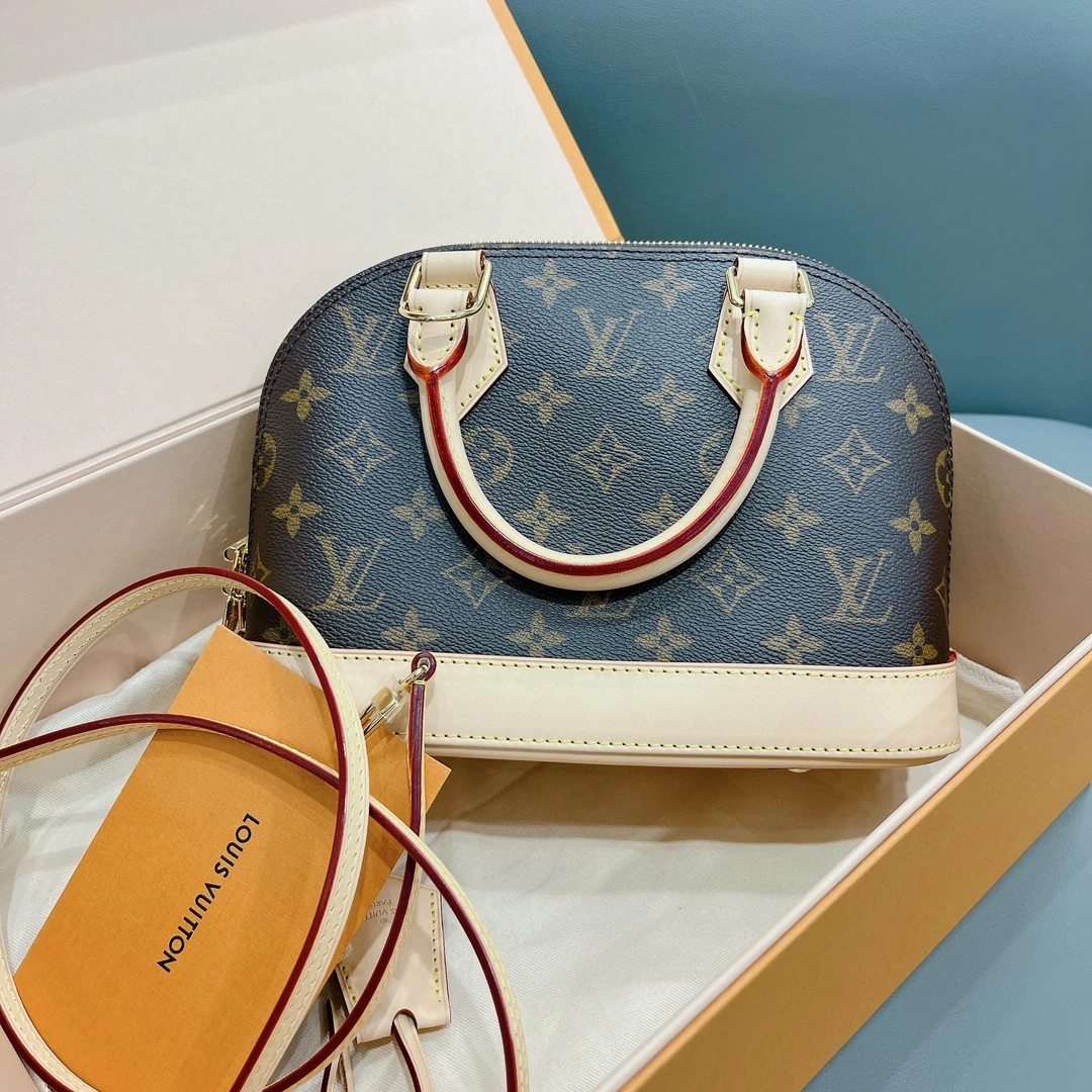全新未使用  一泽奢品/LV/alma bb老花贝壳包/Z23092715