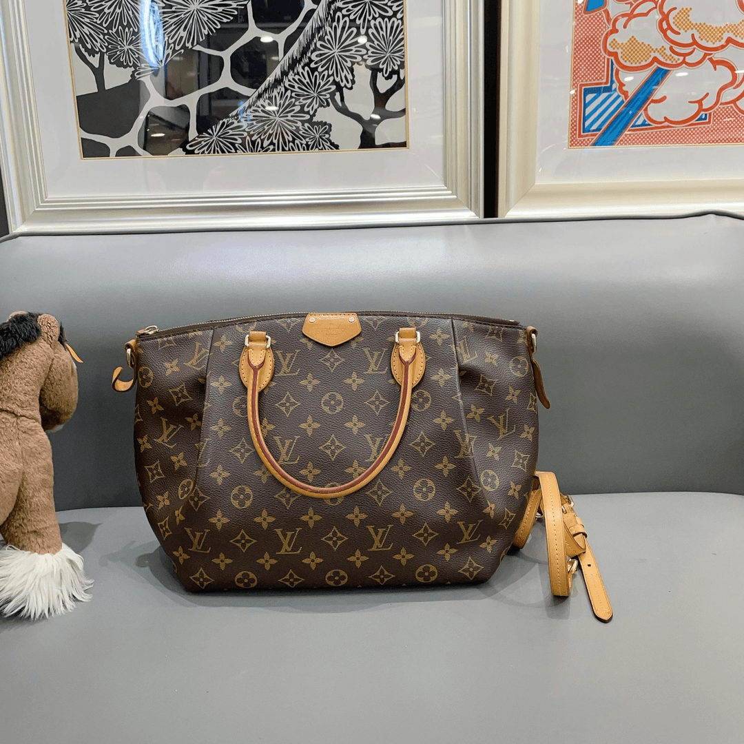 90新  一泽奢品/LV 路易威登/老花饺子包/J2249-2