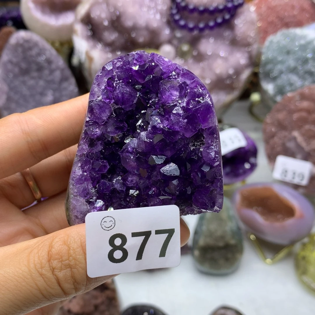 紫晶天然水晶未镶嵌
