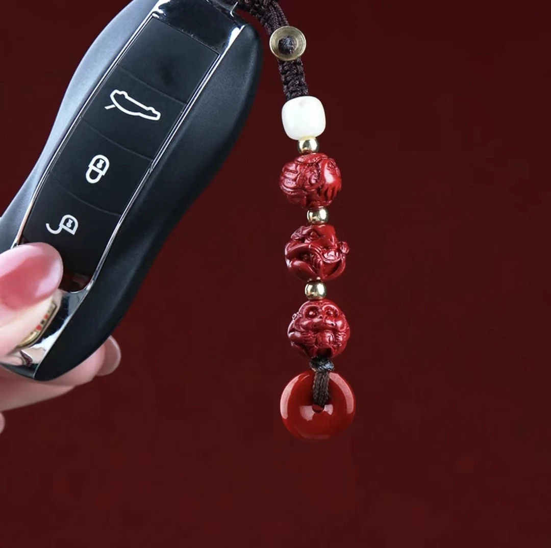 三合六合创意生肖车钥匙扣挂件