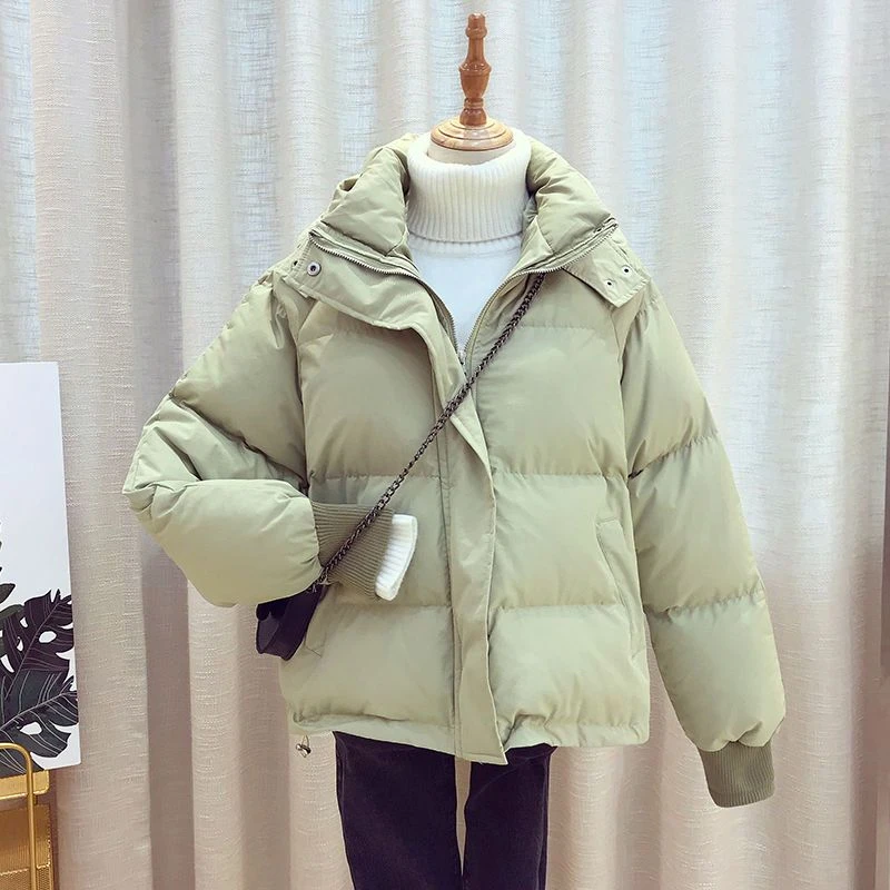 波司豋反季羽绒服服2023新款棉衣韩版宽松面包服女冬装外套短款小