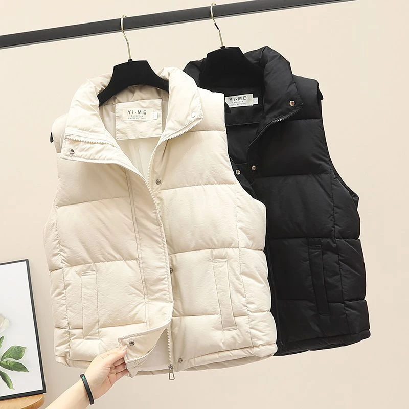 波司豋2022新款羽绒服马甲女秋冬短款坎肩棉服背心棉衣外套通勤百