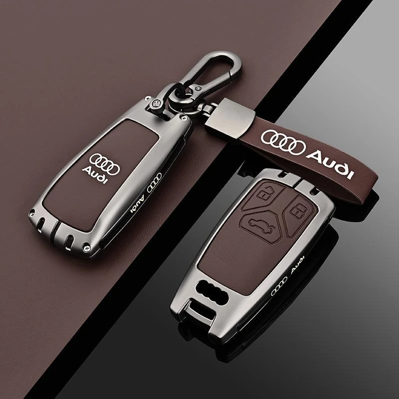 新款奥迪Q5L钥匙套A6L23/24新款A4L专用40豪华动感型q4etron包扣
