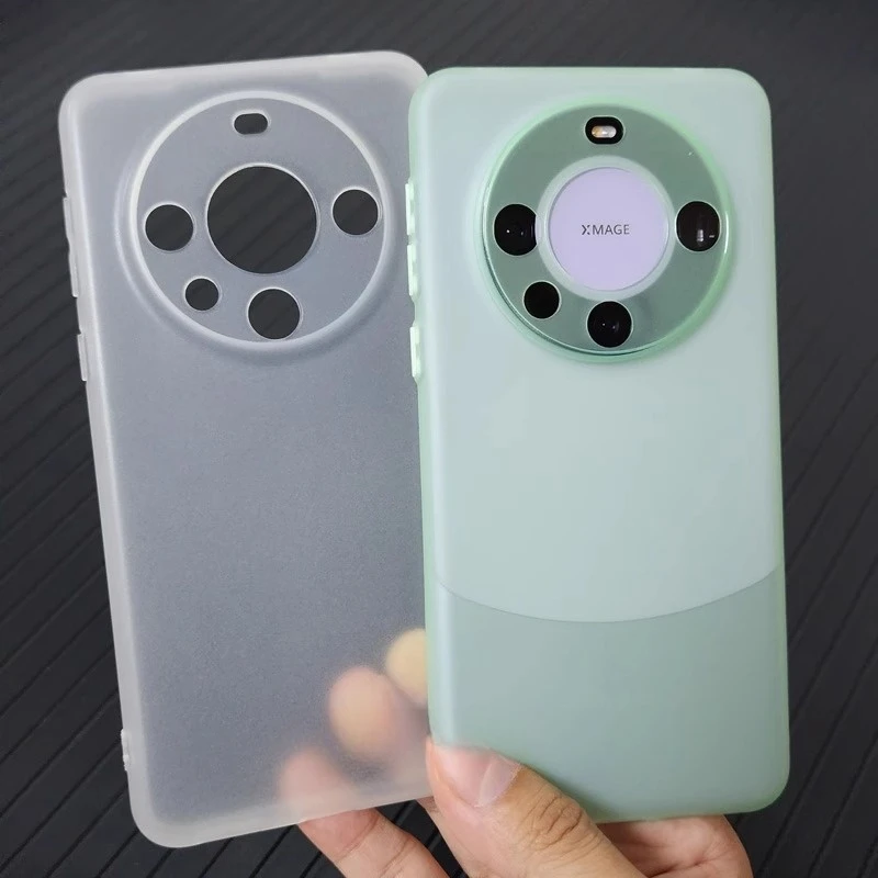 适用华为mate60pro手机壳新款mate50超薄冰感磨砂全包防摔保护套