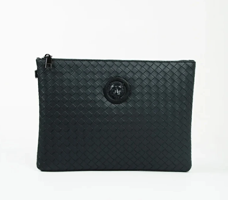 【鲍公子专属】2024年新款男士黑色时尚商务信封包百搭 BV202-YN