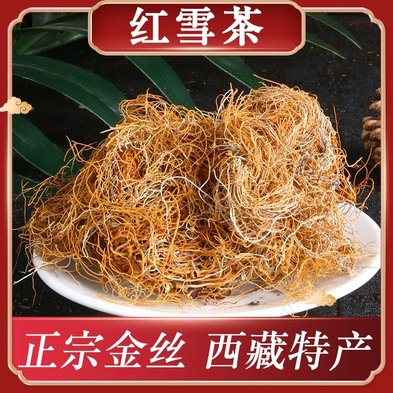 红雪茶当季新货西藏产高海拔菌生红雪茶100克
