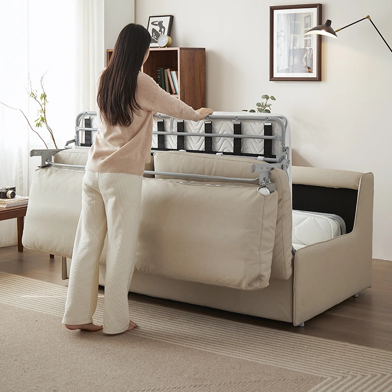 【日耳曼】懒人伸缩可折叠床沙发床两用多功能客厅单人1.2米双人1.5