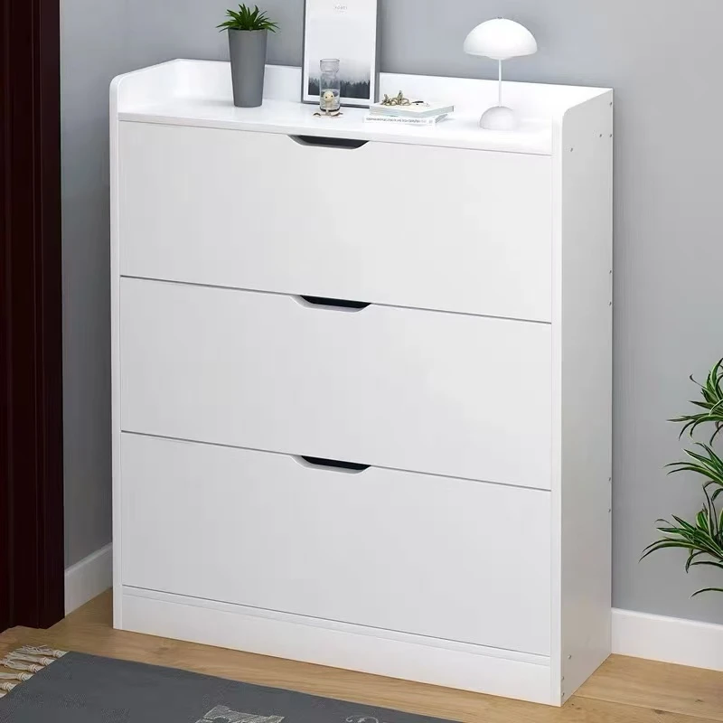 超薄鞋柜家用入户门口室内玄关柜一体新款2024爆款小窄翻斗式鞋架