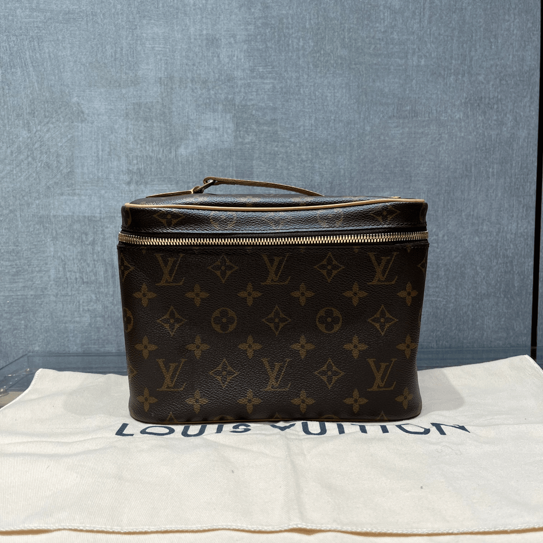 95新 LouisVuitton/路易威登 nice bb大号经典老花化妆包 21001