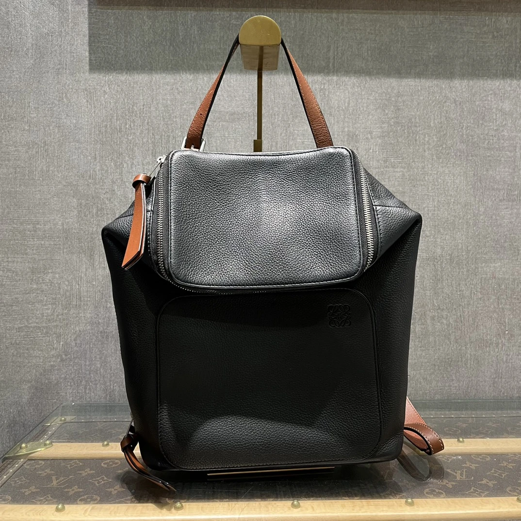 95新 LOEWE/罗意威 goya休闲双肩背包  30476