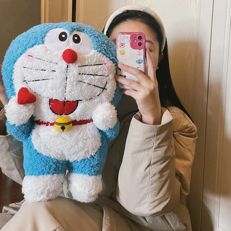 卡通动漫公仔机器猫毛绒玩具叮当猫蓝胖子玩偶礼物女抱枕儿童甜美