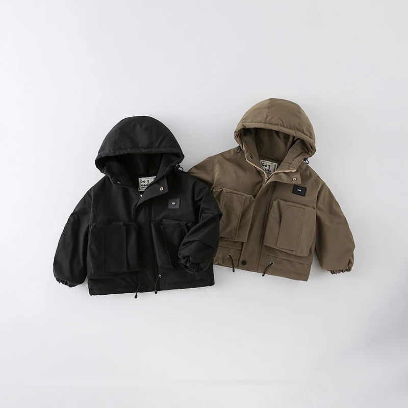 【简一】男童秋冬款棉服2024儿童秋天酷帅炸街外套AW537